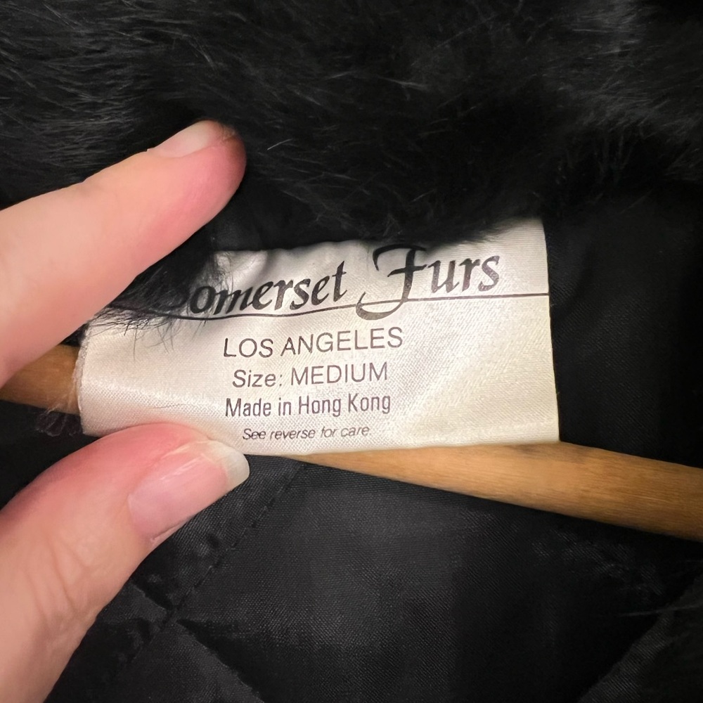 Vintage Rabbit fur coat - Picture 3 of 10